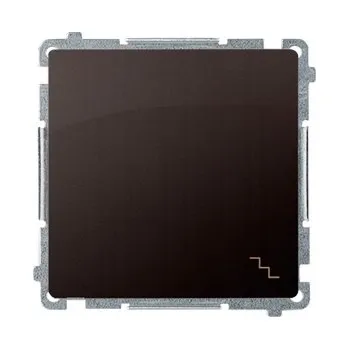 vypínač Schodišťový vypínač Klasik, Podomítkový Kontakt-simon odstíny hnědé BMW6/2.01/47