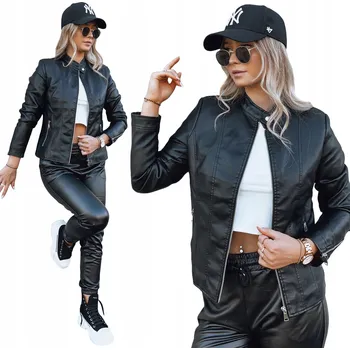 Moto oblečení DÁMSKÁ KOŽENÁ BUNDA BIKER vel S