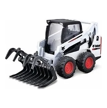 autíčko BBurago BOBCAT S590 KOLOVÝ NAKLADAČ S DRAPÁKEM 31802