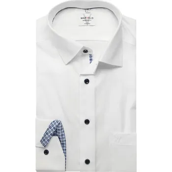 Pánská košile Marvelis pánská košile Modern Fit 7288 64 00 Bílá 42