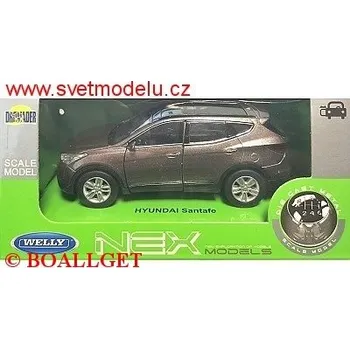 autíčko Welly HYUNDAI SANTA FE GREY 43677