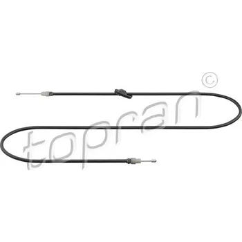 Lanko parkovací brzdy TOPRAN Tažné lanko, parkovací brzda 631 759