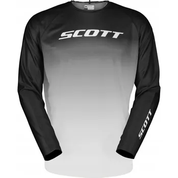 Pánská mikina Mikina SCOTT Evo Swap s kaviárovou černou/zářivě bílou Mikina , velikost 3XL