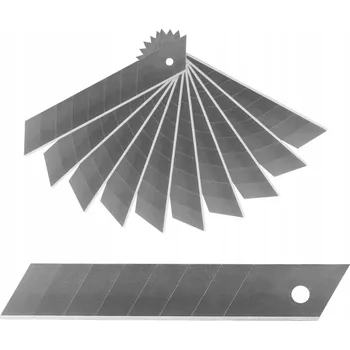 Pracovní nůž Introligátorský nůž čepele 18 mm 10 ks