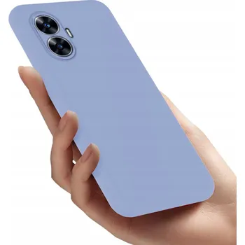 Pouzdro na mobilní telefon Zadní Kryt RCBR pro Realme C55 4G SILICON CASE fialový