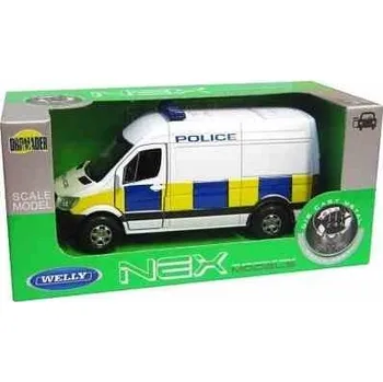 autíčko Welly MERCEDES-BENZ SPRINTER POLICE 437302