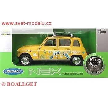 Welly RENAULT 4 SURF YELLOW 43741