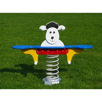 Dětská houpačka Playground System Pružinová houpačka ovečka bílá .