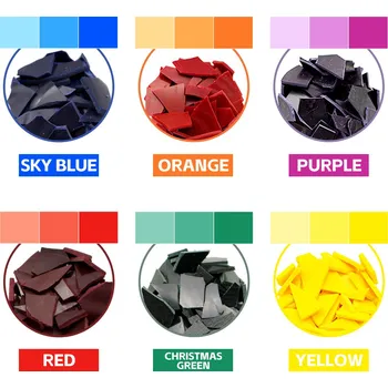 Speciální výtvarná barva Sada barev do svíček 6x1g (Pigment do vosku)