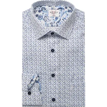 Pánská košile Marvelis Modern Fit 7248 6411 Modrá 43