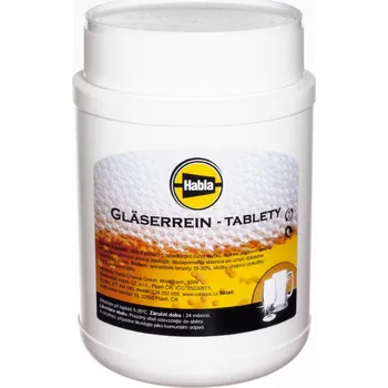 Mycí tablety skla