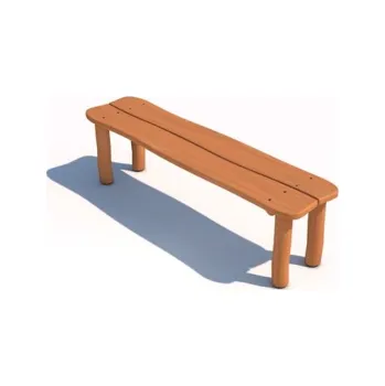 Zahradní lavice Playground System Masivní lavice z akátu bez opěradla