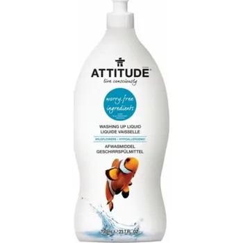 Mycí prostředek Attitude Attitude, Prostředek na mytí nádobí, Wildflowers, 700 ml