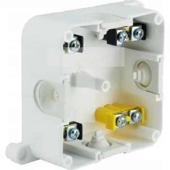 Elektroinstalační krabice Elektroinstalační krabice na omítku Elektro-Plast 88 x 88 x 40 mm 61.170