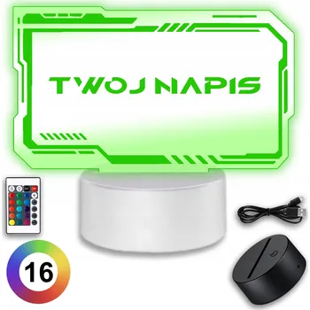 Lampička Noční lampa Koala Wood, vícebarevná