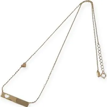 Náhrdelník Zlatý náhrdelník Srdce destička 1439