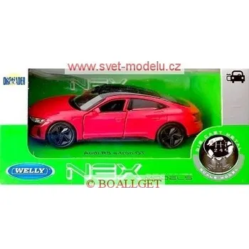 autíčko Welly AUDI RS e-tron GT RED 43809