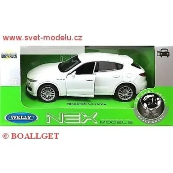 autíčko Welly MASERATI LEVANTE WHITE 43739