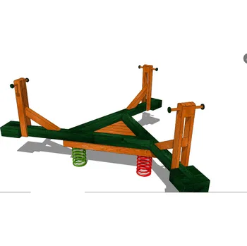 Dětská houpačka Playground System HOUPAČKA trojpružinová z akátu - Triangl