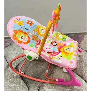 LEHÁTKO HOUPAČKA VIBRACE KOLÉBKA HUDBA KRÁLÍČEK 0-18 KG.