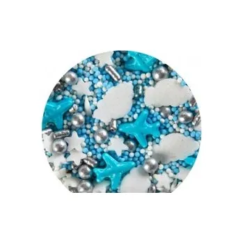 Jedlá dekorace na dort Cukrová dekorace - SKY MIX/ Letadla/ 100 g