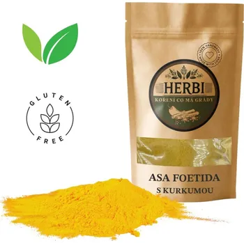 Koření Herbi Asa foetida s kurkumou, 10 g – aromatické koření do indických pokrmů