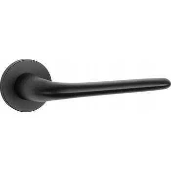 Dveřní kování Enger Klika Aprile AZALIA Rozeta R Slim 7 mm BK - černá matná