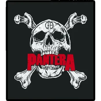 Nášivka nášivka na záda, zádovka Pantera - skull, logo