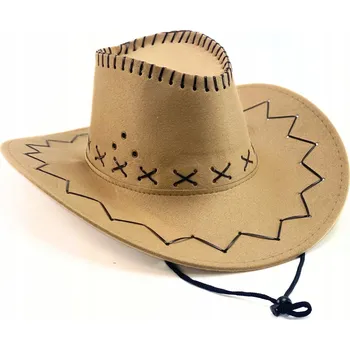 Klobouk KOVBOJSKÝ KLOBOUK WESTERN LETNÍ KOSTÝM
