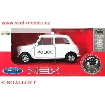 autíčko Welly MINI COOPER 1300 POLICE WHITE 43609