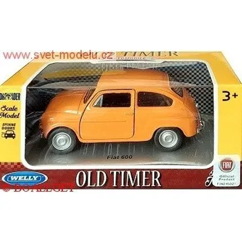 Welly FIAT 600 ORANGE 43772