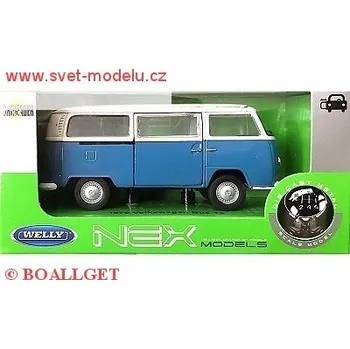 Welly VOLKSWAGEN T2 BUS 1972 BLUE / BEIGE 42347