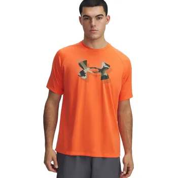 Pánské tričko Pánské triko Under Armour M Tech Print Fill SS Velikost: XL / Barva: oranžová