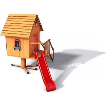 Dětské hřiště Playground System Dětský domek na kuří nožce z akátu