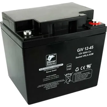 Autobaterie Baterie Banner Stand by Bull Bloc GiV 12-45, 45Ah, 12V