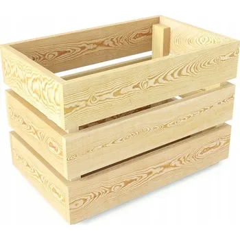 Úložný box Ekologický dřevěný box na hračky, regál, úložný box (box_0422_n)