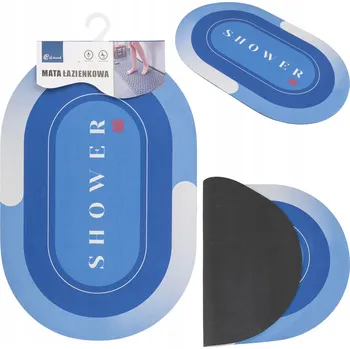 Koupelnová předložka ABSORPČNÍ KOUPELNOVÁ PŘEDLOŽKA ROHOŽKA DO KOUPELNY WC PROTISKLUZOVÁ RYCHLESCHNOUCÍ