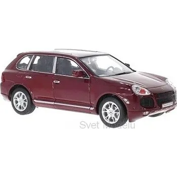 autíčko Welly PORSCHE CAYENNE RED 22431