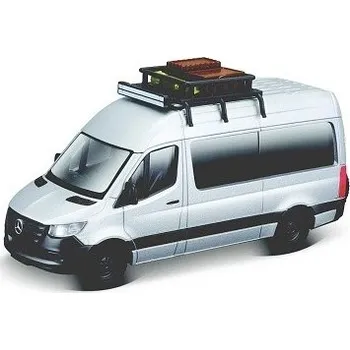 autíčko MAISTO WEEKENDERS MERCEDES-BENZ SPRINTER OBYTNÝ VŮZ SILVER 21236