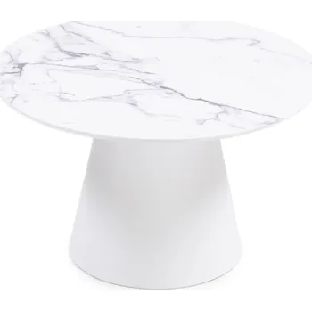 Konferenční stolek Konferenční stolek Margos 66 cm bílý/mramor II