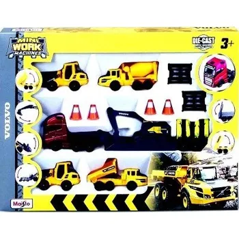 autíčko MAISTO MINI WORK VOLVO S PŘÍSLUŠENSTVÍM 12437