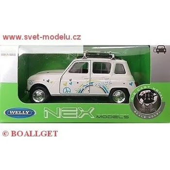 Welly RENAULT 4 SURF WHITE 43741