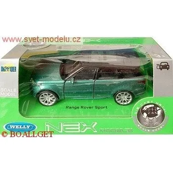 autíčko Welly RANGE ROVER SPORT GREEN 43698