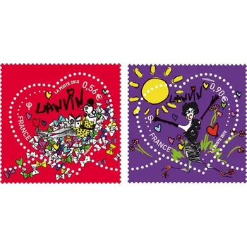 Poštovní známka (2010) MiNr. 4798 I - 4799 ** - Francie - Sv. Valentýn