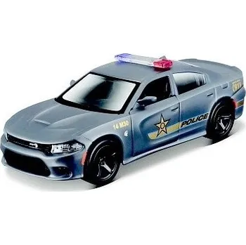 Hračka MAISTO POWER RACER DODGE CHARGER SRT HELLCAT 2018 POLICE 4,5 PULLBACK 2100177883