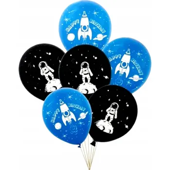 Balónek BALÓNKY NAROZENINOVÁ SADA KOSMOS RAKETA ASTRONAUT