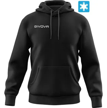 Pánská mikina Bavlněná mikina GIVOVA Hoodie Black L