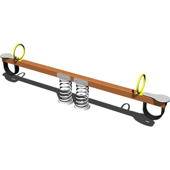 Dětská houpačka Playground System Vahadlová dvojhoupačka na pružinách celokovová - B