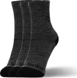 Dětské barefootové ponožky Be Lenka Kids - Crew - Merino Wool - Grey - 3 pack Velikost: 31-34