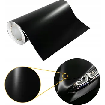 Polep vozidla Fólie Pro Tuning Polep Kapoty Střechy Nárazníků Hladká Fólie Barva Černá Matná